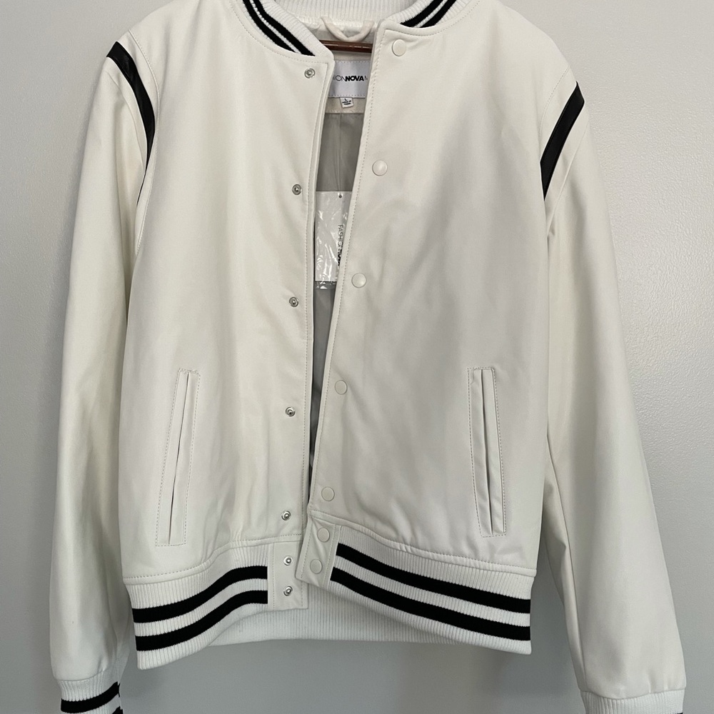 Fashion Nova varsity Bomber with tags